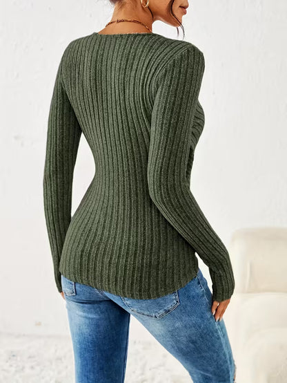 Siena Rib Wrap Top