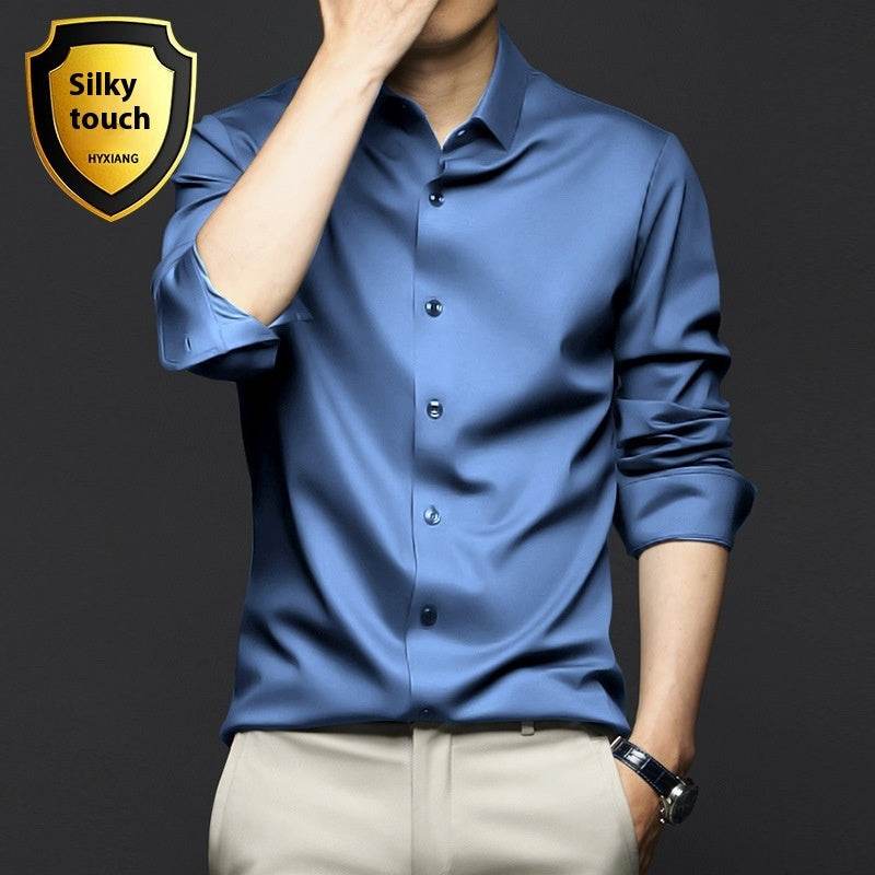 Silky Touch Long-Sleeve Shirt - Montero Milan
