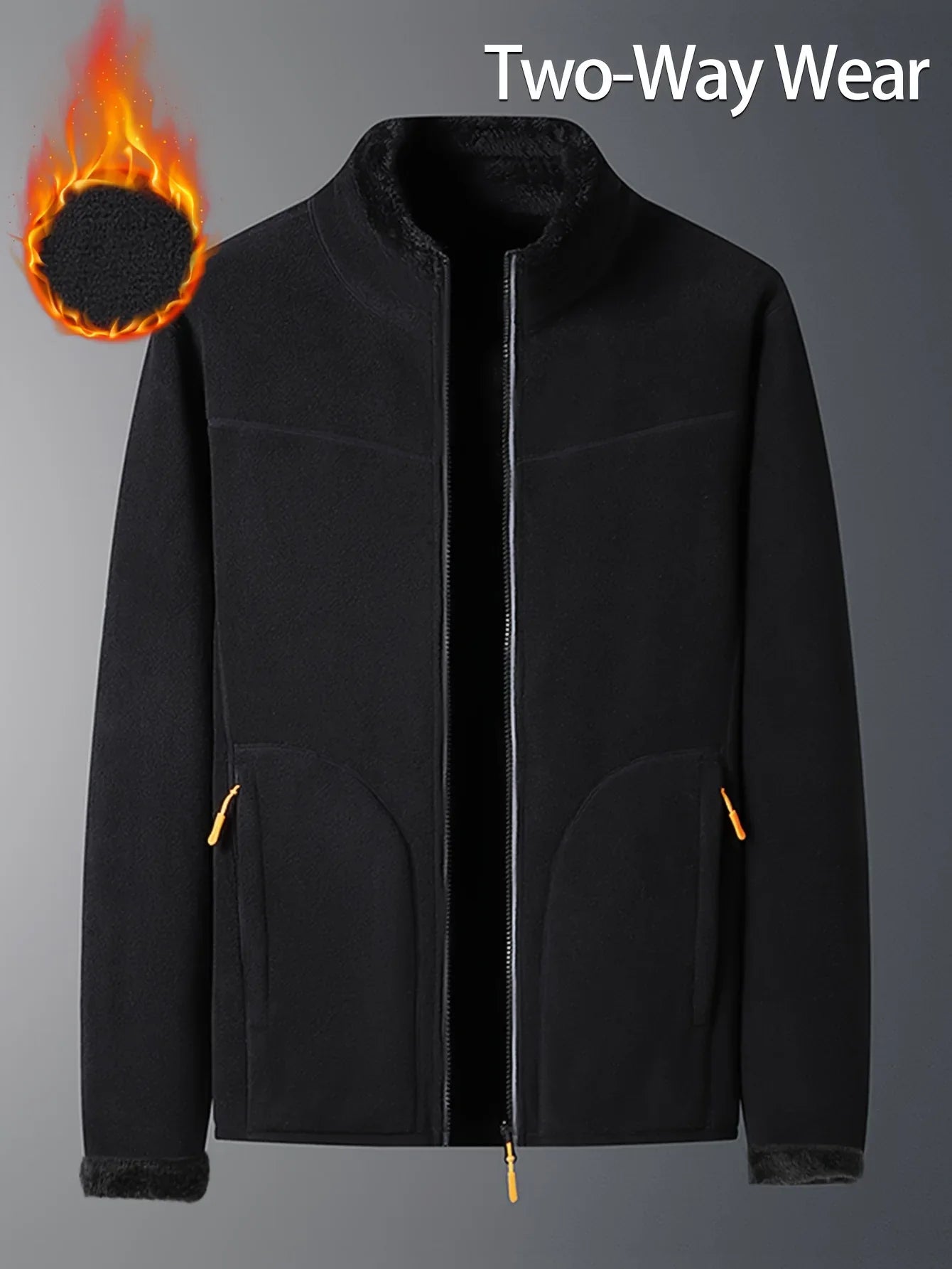 Reversible Sherpa Fleece Jacket