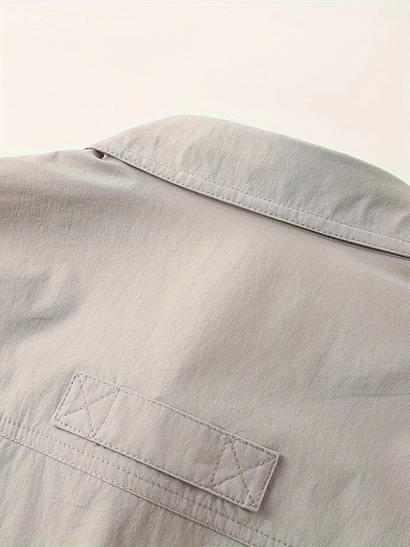 Spring And Autumn Casual Men's Long Sleeve Sunscreen Quick-drying Shirt With Multi-pockets For Outdoor Fishing