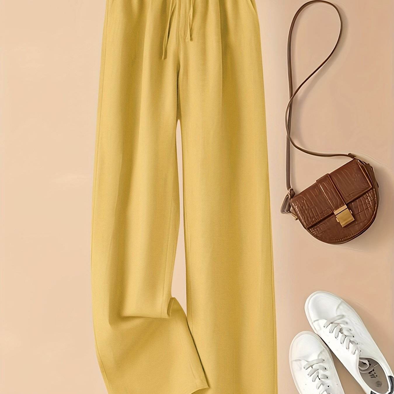Retro High-Waist Wide-Leg Pants - Montero Milan