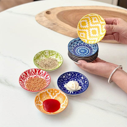 Bohemian Ceramic Seasoning Plates / Bowls Set - Montero Milan