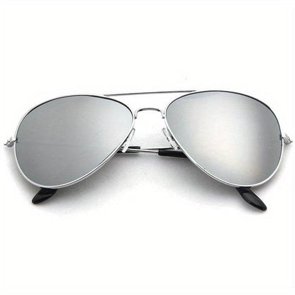 Unisex Retro Mirrored Aviator Sunglasses  - Montero Milan