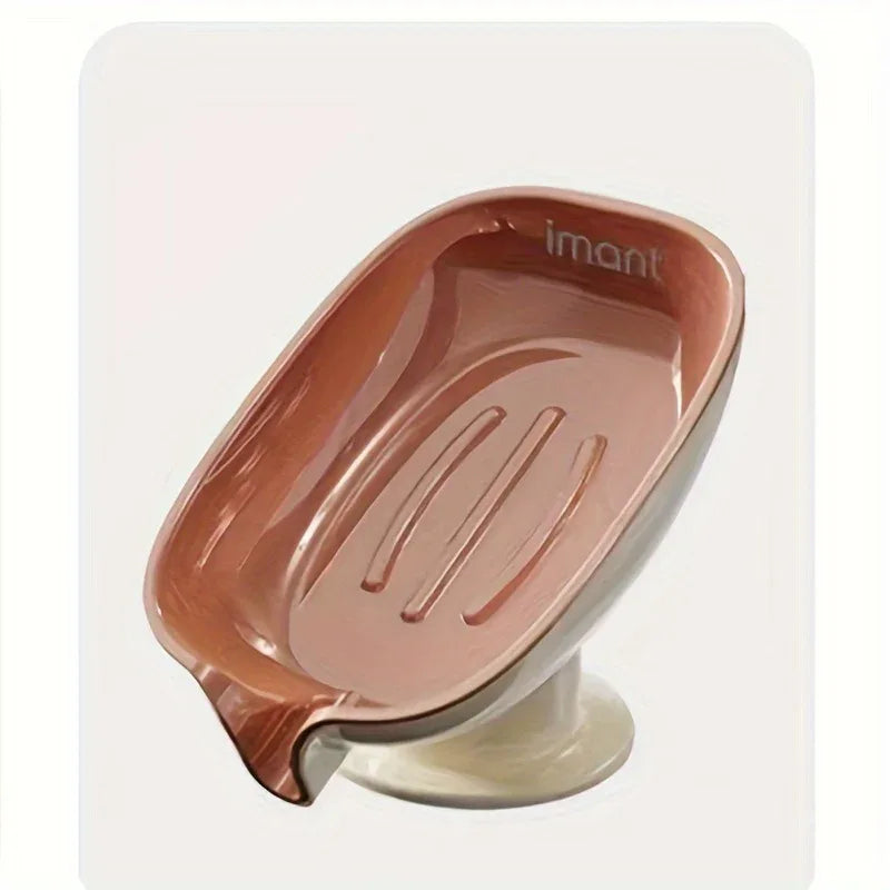 Montero Milan Drain soap dish, soap holder, bathroom drain soap rack, household suction cup soap box without drilling, scented soap holder, scented soap tray, bathroom soap container and storage
