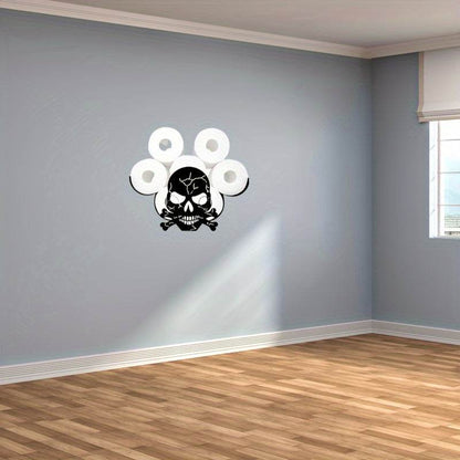Skull Toilet Paper Holder Rack - Montero Milan