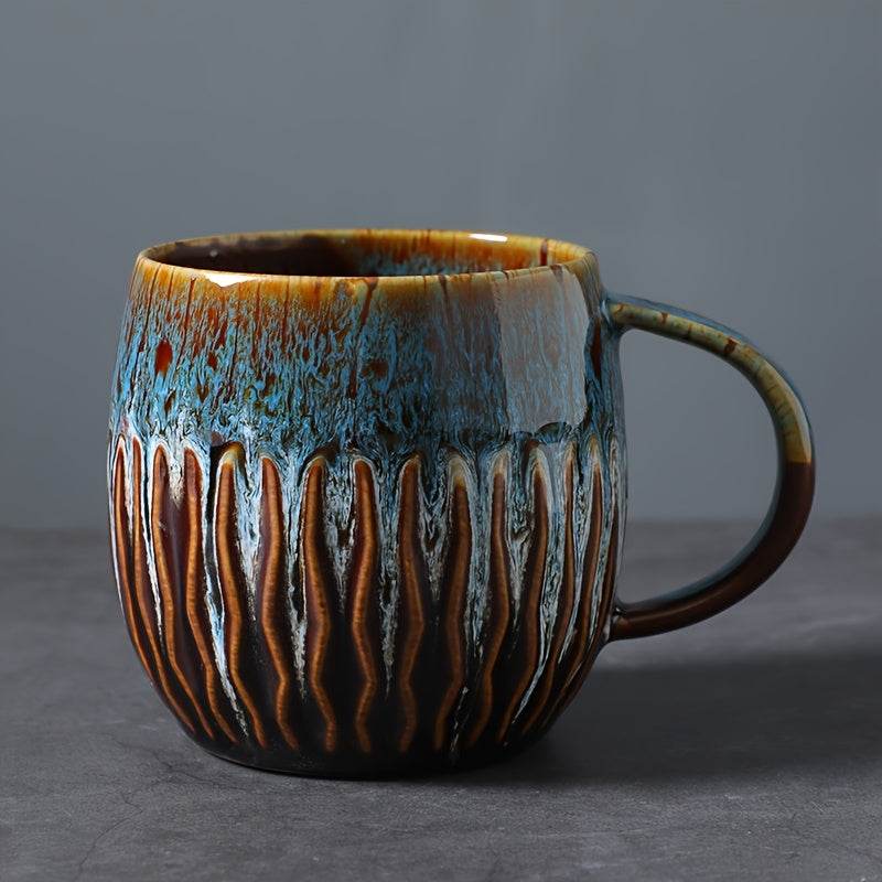 [Creative | Coffee] 20.29oz Creative Coffee Cup, Mug Coffee Cup Beer Mug Milk Cup | Japanese Kiln Transformation, Designed for Couples / Family / Office Use - Montero Milan