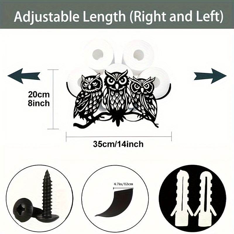Owl Toilet Paper Holder Rack - Montero Milan