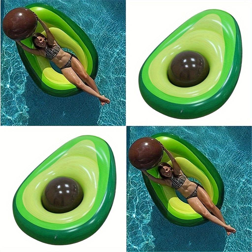 Avocado Pool Float with Removable Pit  - Montero Milan