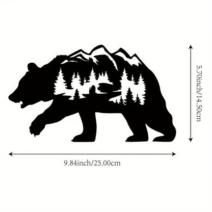 Black Bear Toilet Paper Holder Rack - Montero Milan