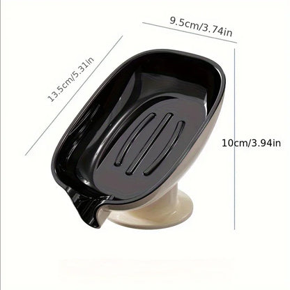 Montero Milan Drain soap dish, soap holder, bathroom drain soap rack, household suction cup soap box without drilling, scented soap holder, scented soap tray, bathroom soap container and storage