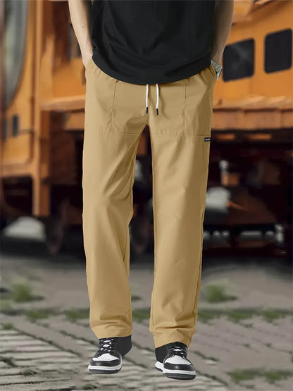 Straight-Leg Drawstring Joggers - Montero Milan