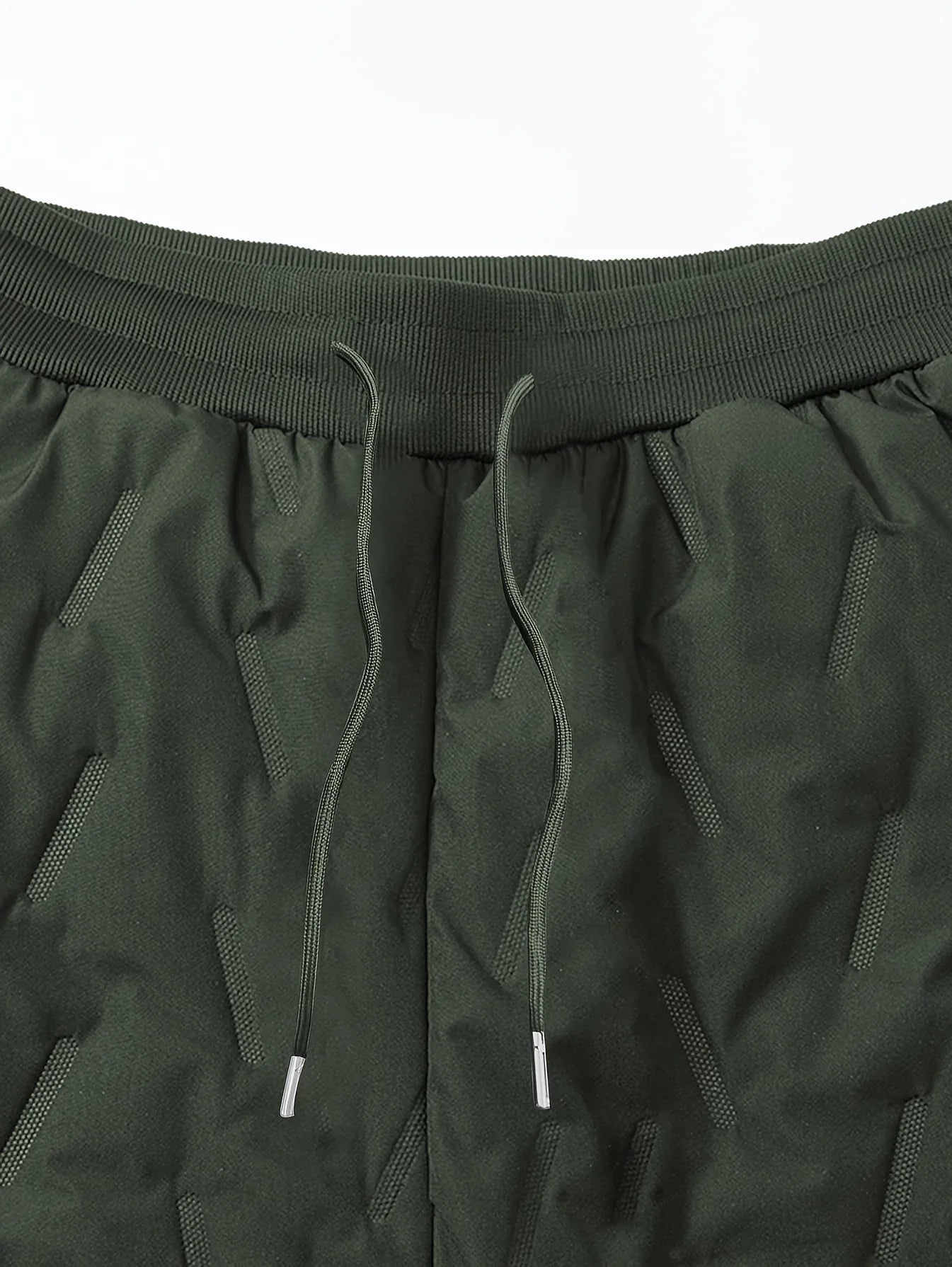 Men'S and Women'S Thickened Winter Jogger Pants with Plush Fleece Lining - Warm, Leak-Proof, Windproof, Adjustable Drawstring Waist, Zipper Pockets, Solid Color for Casual Home and Outdoor Use