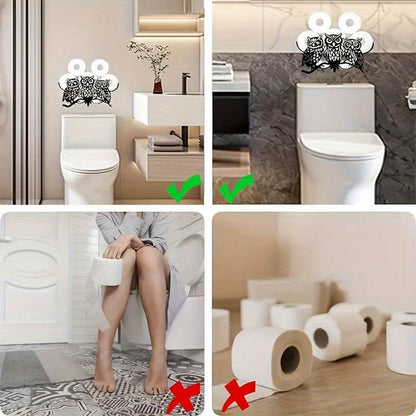 Owl Toilet Paper Holder Rack - Montero Milan