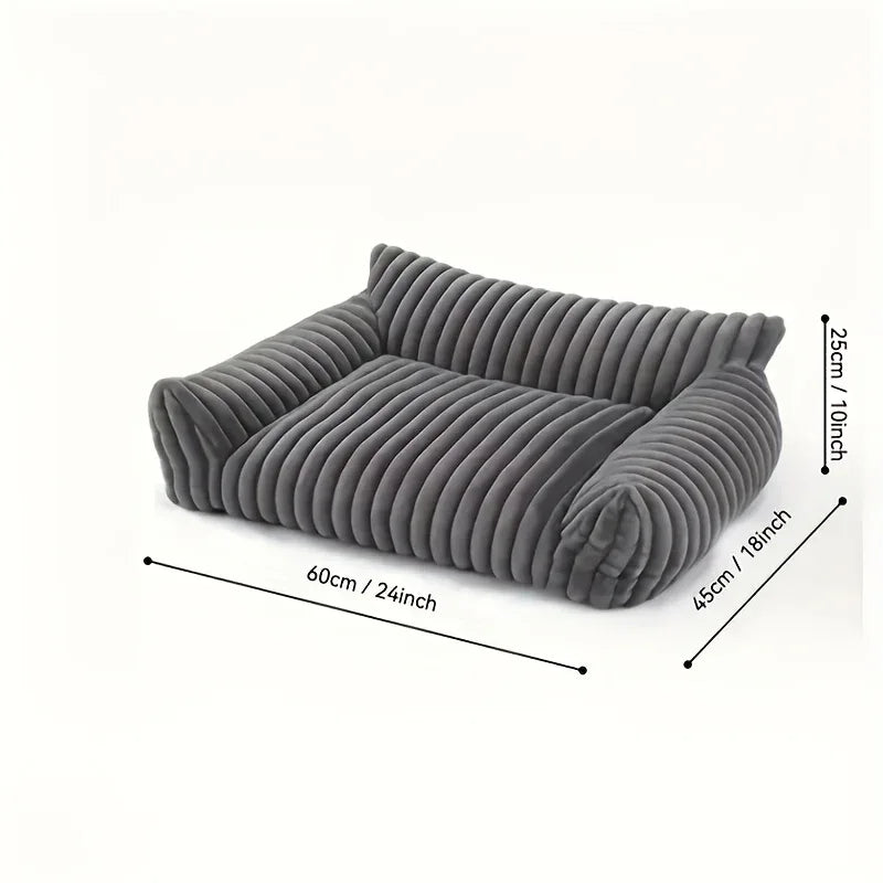Comfortable Cat Sofa, Cute Soft Cat Bed, Breathable Cat House, Sleeping Basket for All Sizes of Cats, Suitable for All Seasons, Comfortable Pet Bed, Modern Pet Furniture