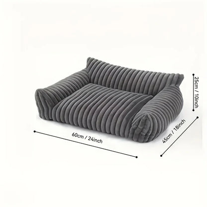 Comfortable Cat Sofa, Cute Soft Cat Bed, Breathable Cat House, Sleeping Basket for All Sizes of Cats, Suitable for All Seasons, Comfortable Pet Bed, Modern Pet Furniture