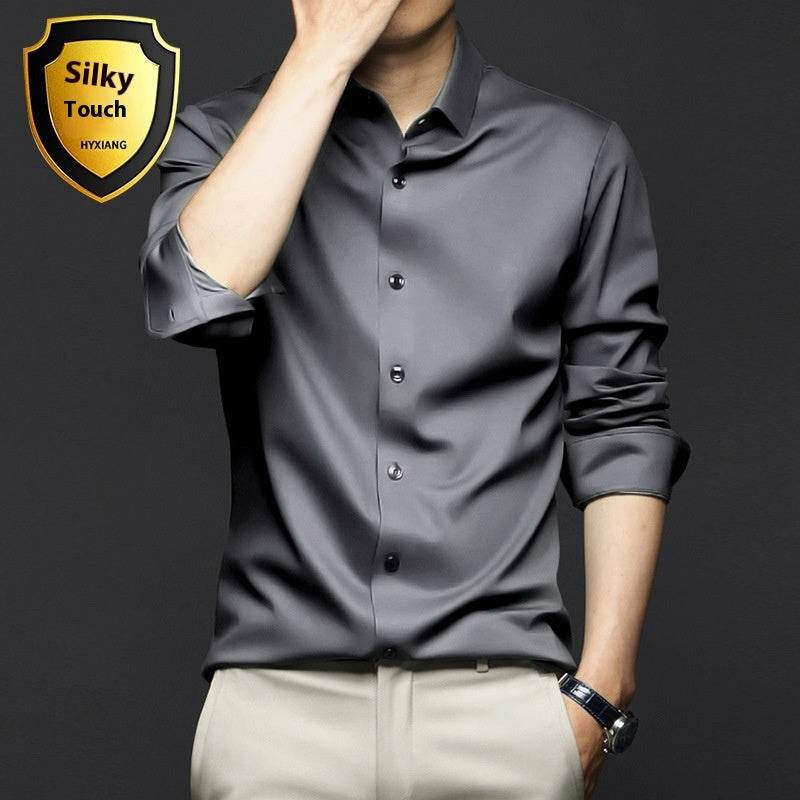 Silky Touch Long-Sleeve Shirt - Montero Milan