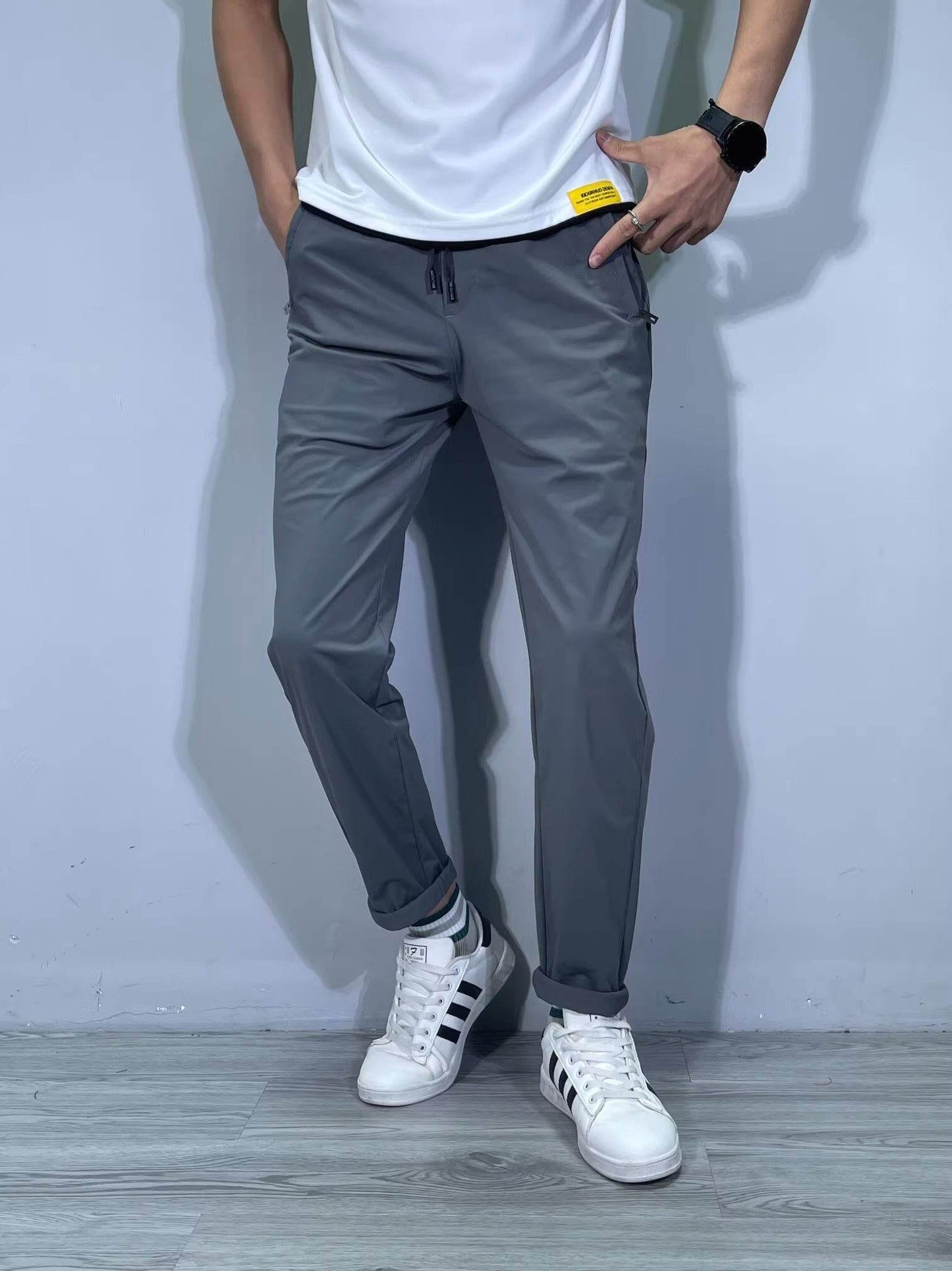 Soft Ice Silk Casual Pants - Montero Milan