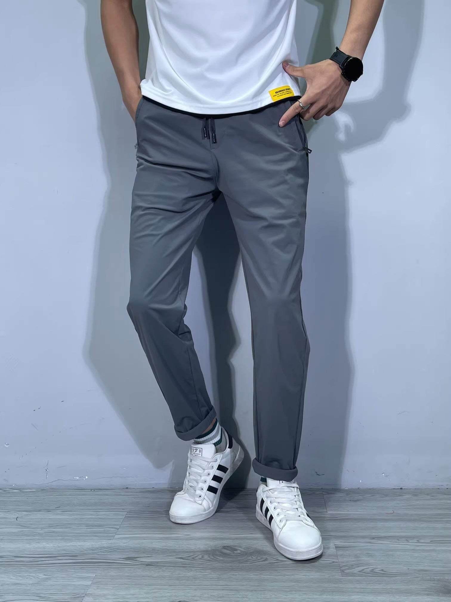 Soft Ice Silk Casual Pants - Montero Milan