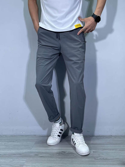 Soft Ice Silk Casual Pants - Montero Milan