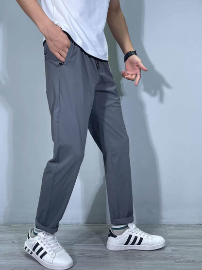 Soft Ice Silk Casual Pants - Montero Milan
