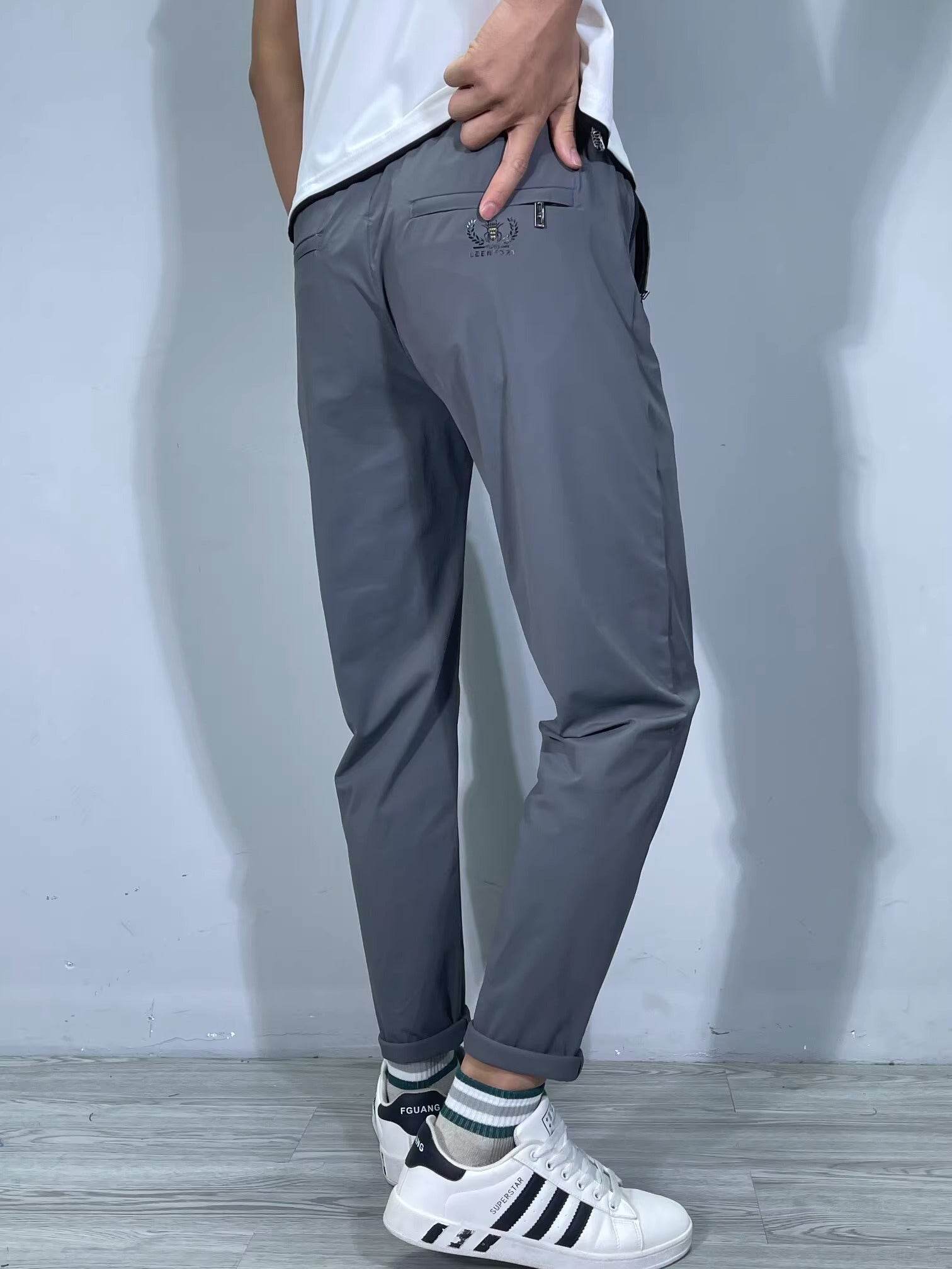 Soft Ice Silk Casual Pants - Montero Milan
