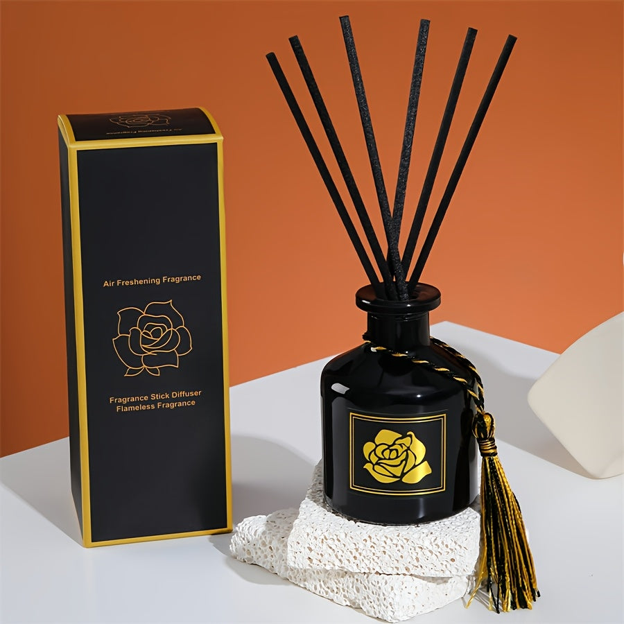 A Bottle of RichScented Air Freshener Reed Diffuser Available in Various Fragrances