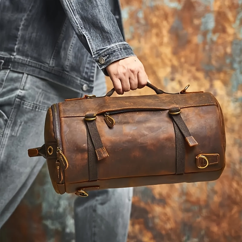 ForgeTrail leather backpack demo video